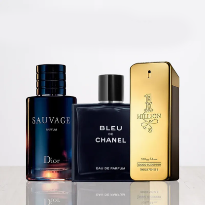 Set od 3 parfema | Sauvage Dior + One Million + Bleu de Chanel 100 ml