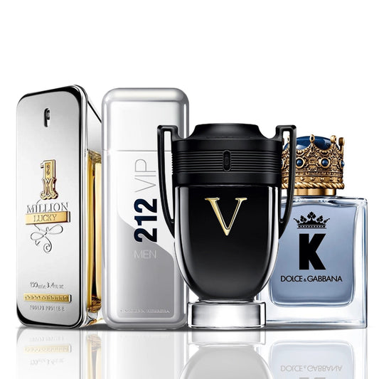 Set od 4 parfema | 1 Million Lucky + 212 VIP Men + Invictus Victory + Dolce & Gabbana K 100 ml
